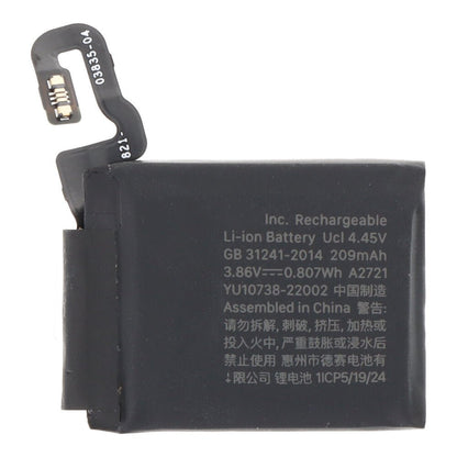 209mAh batterij + batterij plaklaag voor Apple Watch SE 2022/2nd 40mm GPS versie Origineel