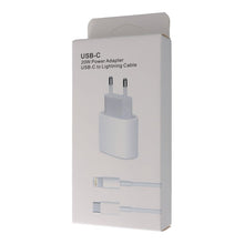 20W A2347 USB - C lader met A2441 2M USB - C naar Lightning kabel voor iPhone HQ wit EU stekker