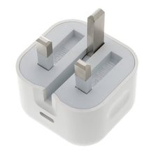 20W USB - C PD lader voor iPhone 11 serie/12 serie/13 serie/14 serie/15 serie wit zonder logo UK plug