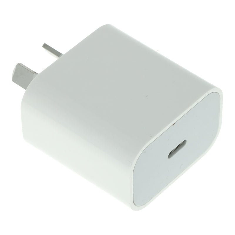 20W USB - C PD oplader voor iPhone 11 - serie/12 - serie/13 - serie/14 - serie/15 - serie wit zonder logo AU - stekker