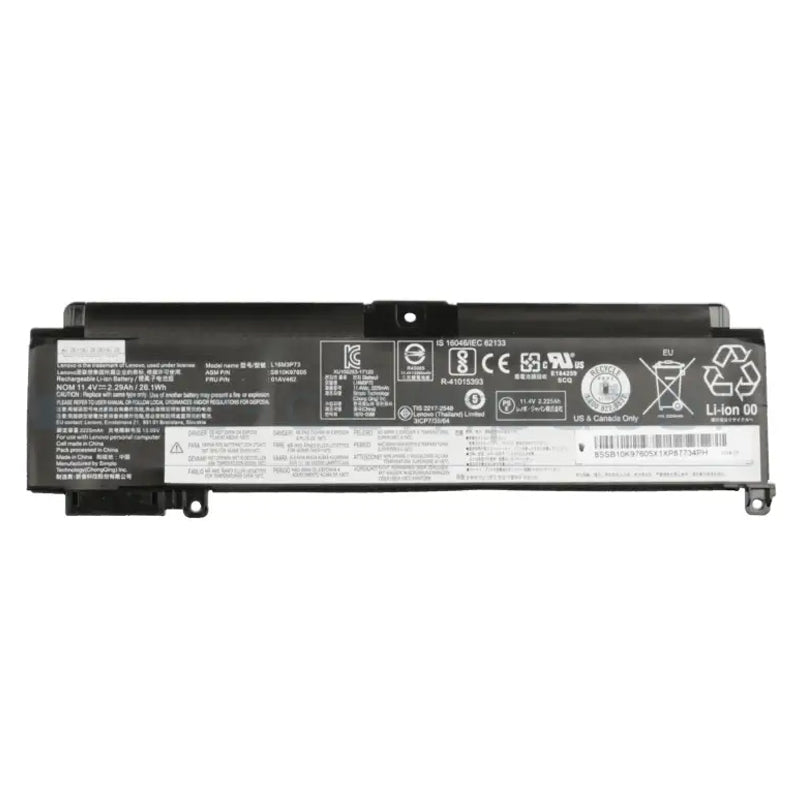 2130mAh batterij voor Lenovo T470s/T460s OEM