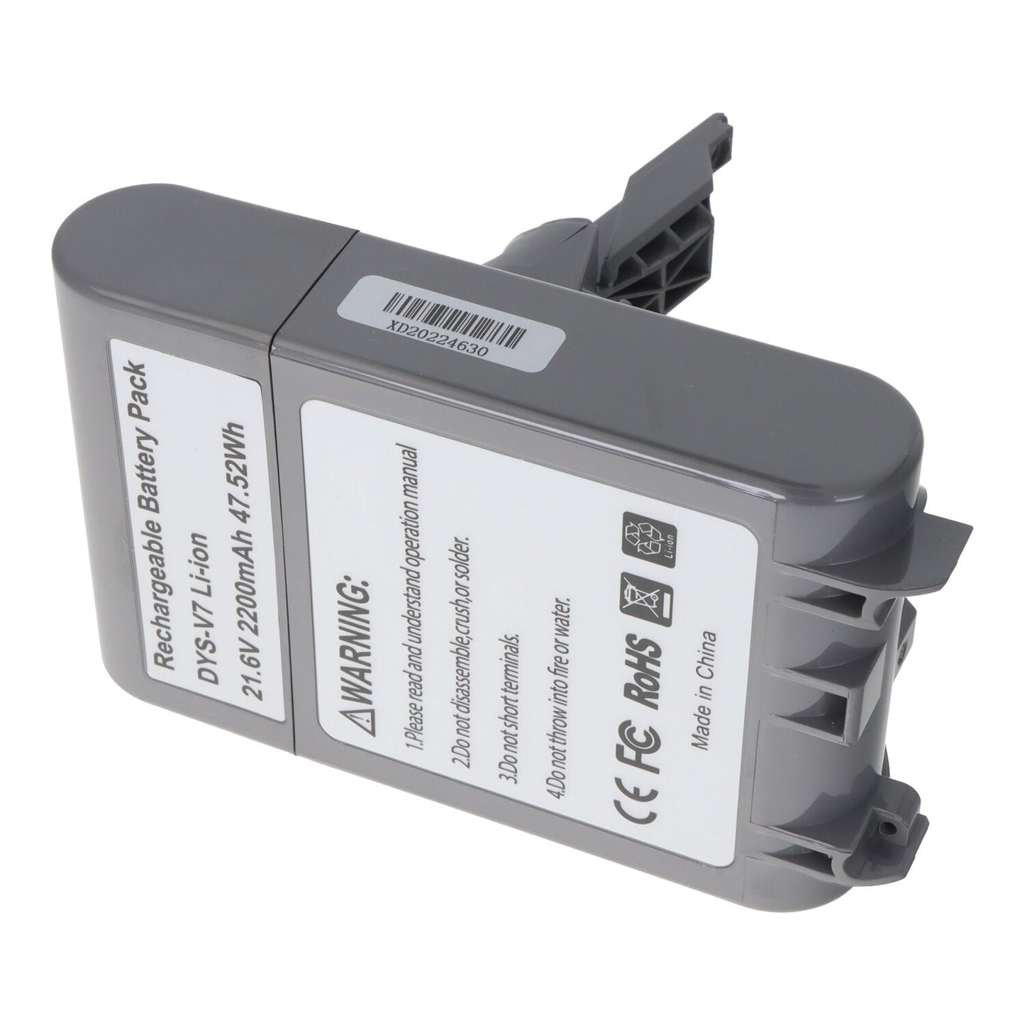 2200mAh 2.2Ah/21.6V batterij voor Dyson V7 OEM zonder logo 5 dagen in aankomst