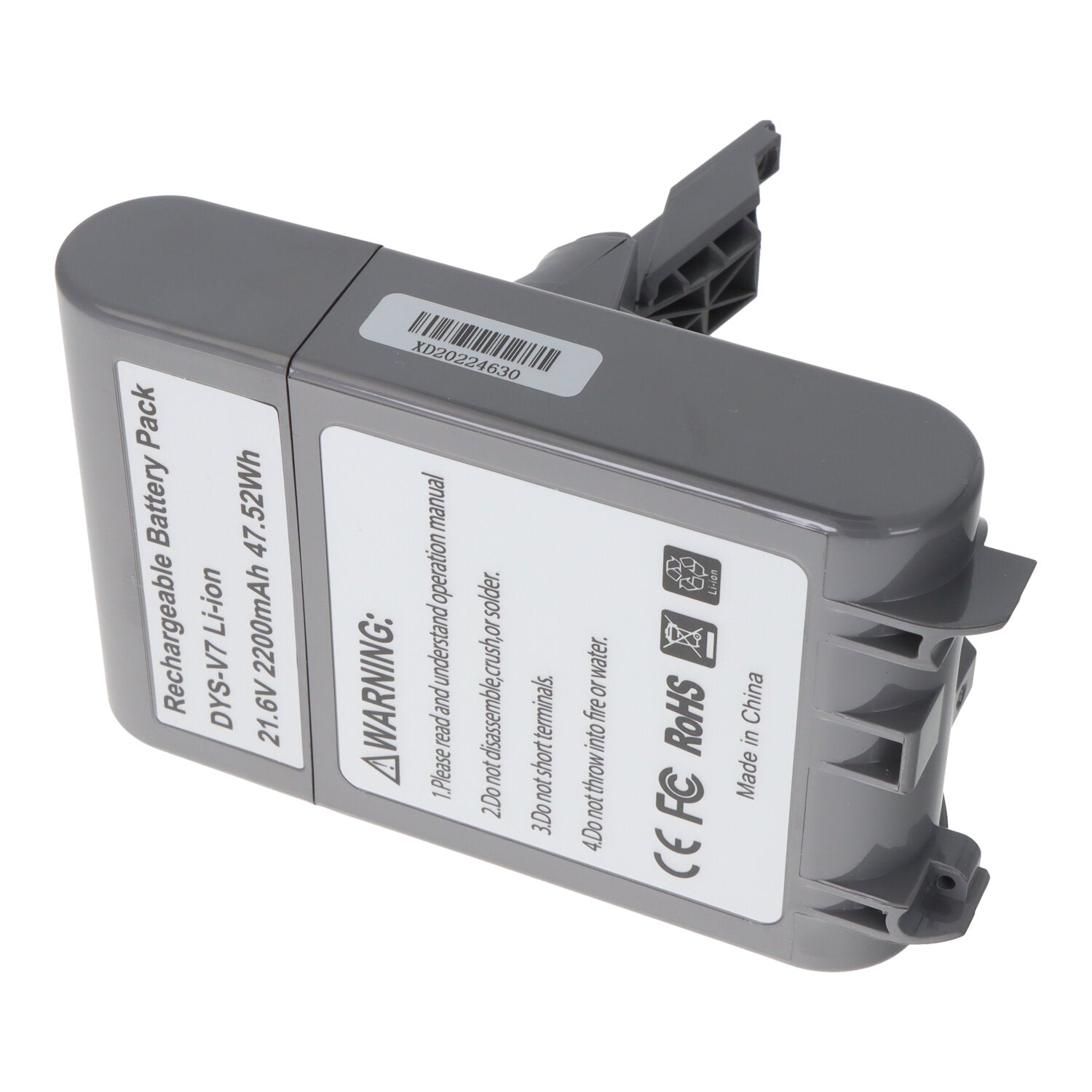 2200mAh 2.2Ah/21.6V batterij voor Dyson V7 OEM zonder logo 5 dagen in aankomst