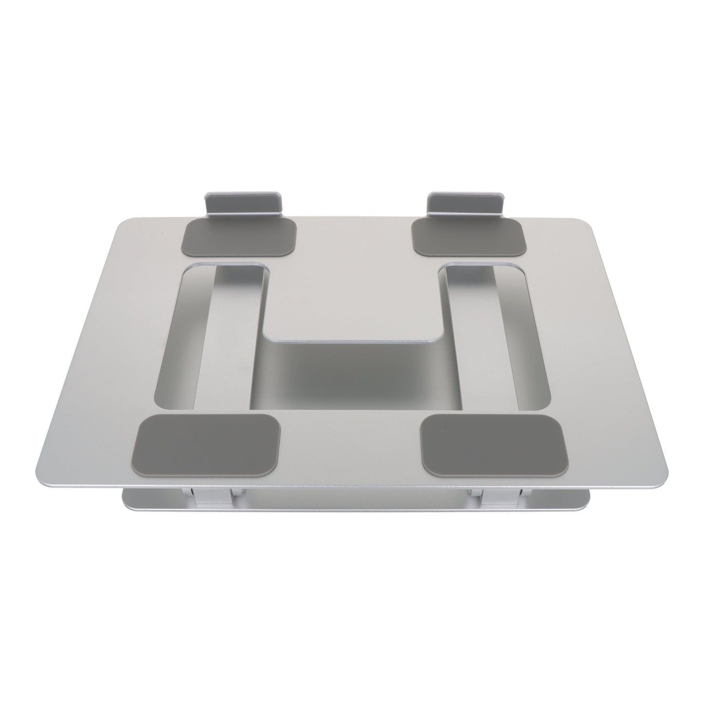 220*300mm aluminium draagbare opvouwbare laptopstandaard voor 15.6 inch en kleinere laptops zilver