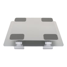 220*300mm aluminium draagbare opvouwbare laptopstandaard voor 15.6 inch en kleinere laptops zilver