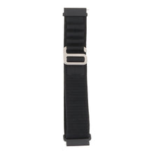 22mm Alpine lus nylon geweven horlogeband voor Samsung Galaxy Watch 2018 46mm black