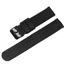 22mm quick release nylon geweven horlogeband voor Samsung Galaxy Watch 2018 46mm black
