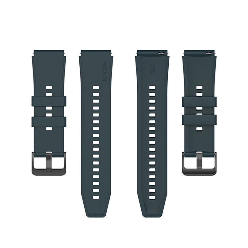 22mm siliconen band voor Huami Amazfit GTR 4 donkergroen
