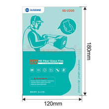 25 Stuks SUNSHINE SS - U200 180um UV Glasvezel Beschermfolie met UV Lichtbak voor Mobiele Telefoon