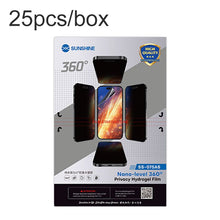 25 stuks/box sunshine ss - 075as privacy micro - matte hydrogel film voor schermen tot 7 inch