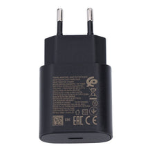 25W USB - C oplader voor Samsung HQ zwart EU plug