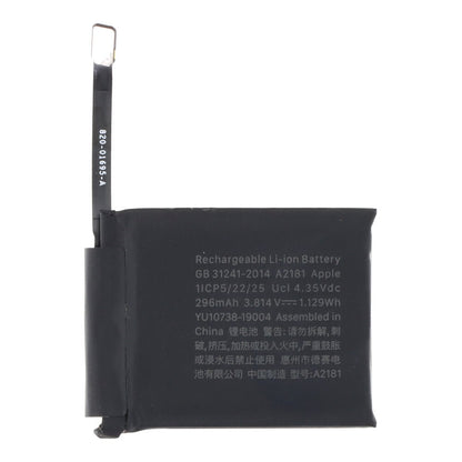 296mAh batterij + batterij plaklaag voor Apple Watch SE 2022/2nd 44mm Origineel