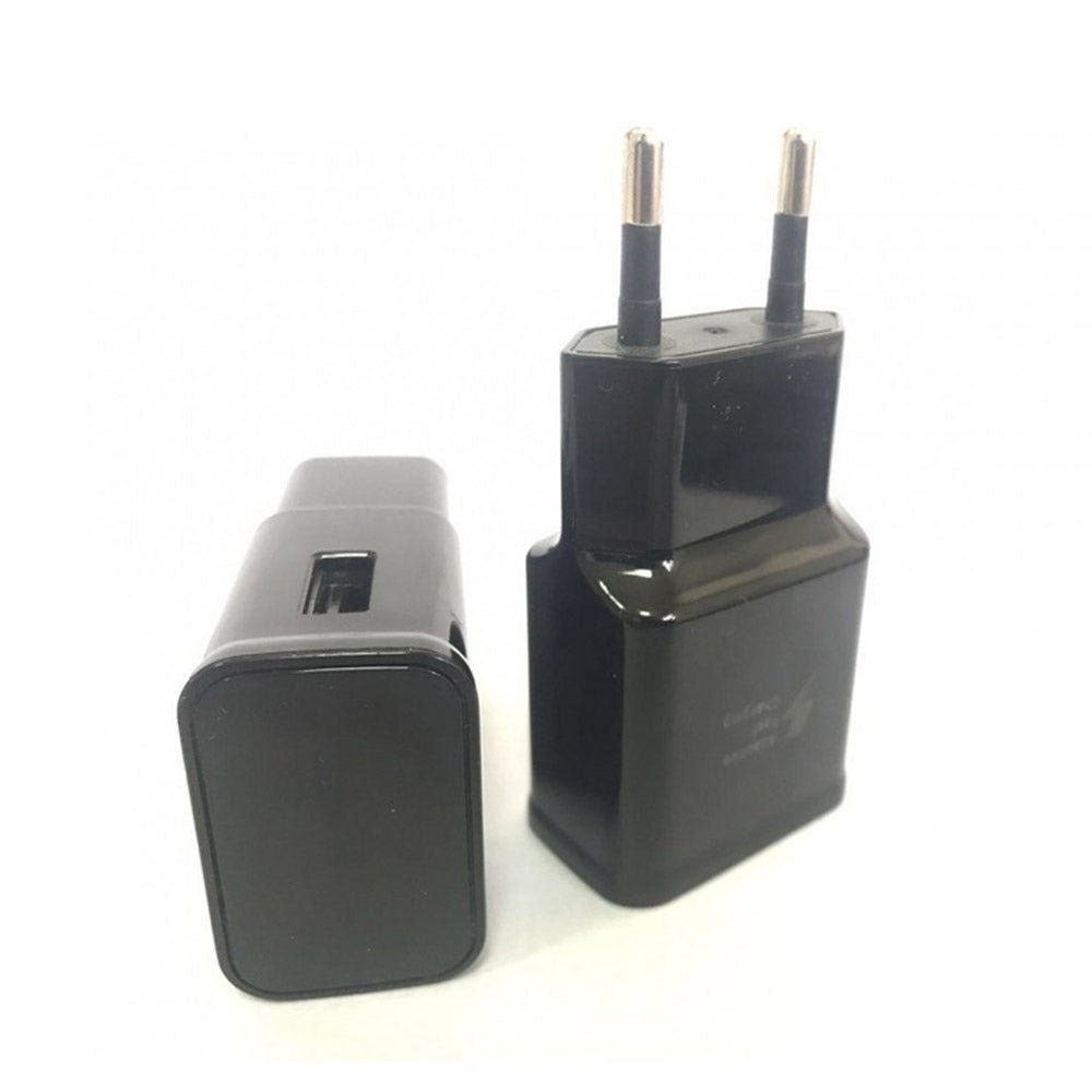 2A USB snellader zonder logo voor Samsung zwart OEM EU plug
