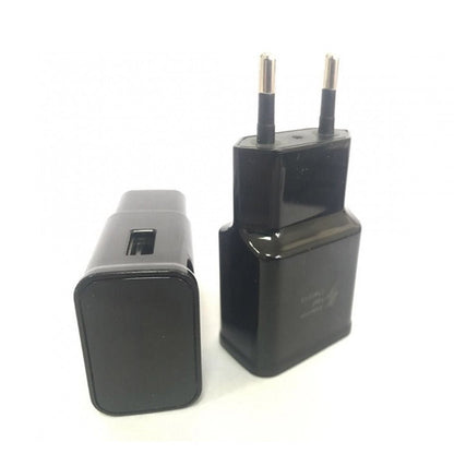2A USB snellader zonder logo voor Samsung zwart OEM EU plug