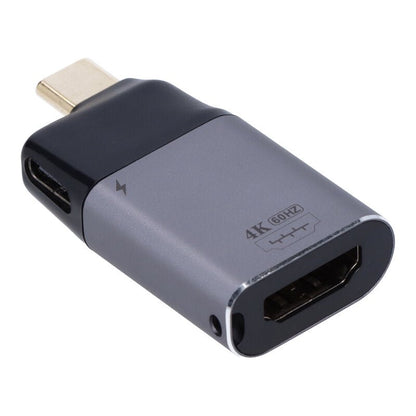 2e Gen USB - C (Male) naar USB - C (Female) + HDMI 4K@60Hz HD Smart Converter Adapter