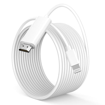 2M 1920*1080 lightning naar HDMI same screen kabel wit
