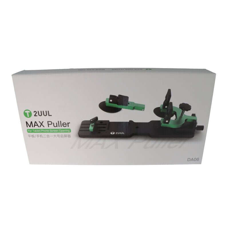 2UUL DA06 MAX Puller 2 in 1 dubbele zuignap LCD display open fixture voor tablet/smartphone