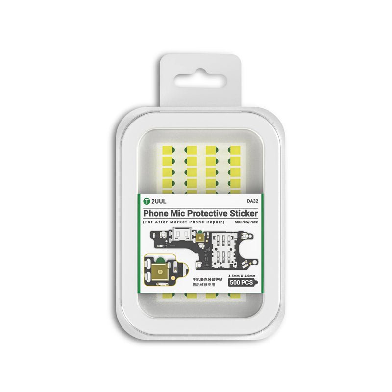 2UUL DA32 telefoon microfoon beschermsticker voor after market telefoonreparatie 500 stuks/box