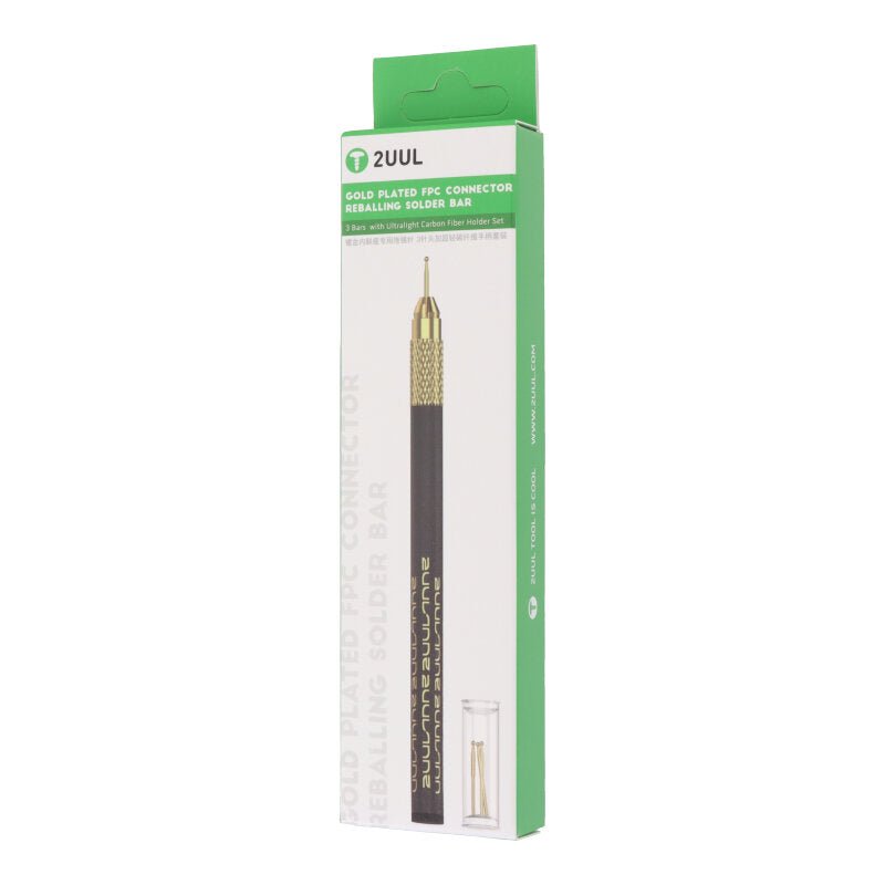 2UUL SC98 ultralichte carbon fiber FPC connector soldeertin zuigstaaf set met 3 stuks vergulde naalden