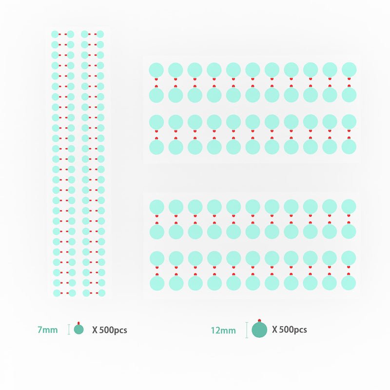 2UUL telefoon camera bescherm sticker (1000 stuks/doos)
