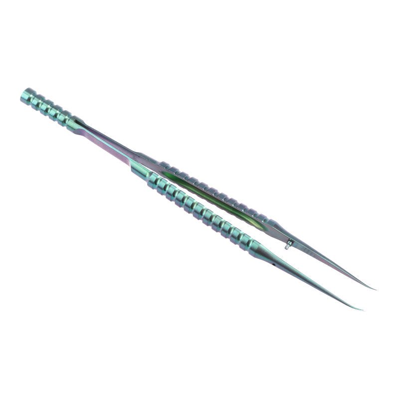 2UUL TI02 gebogen kop titaniumlegering ultraprecieze pincet
