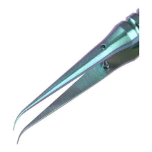 2UUL TI02 gebogen kop titaniumlegering ultraprecieze pincet