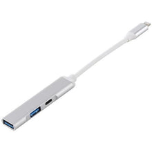 3 in 1 Lightning (Male) naar USB 3.0*2 (Female) + Lightning (Female) Camera Reader Adapter
