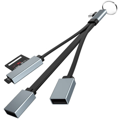 3 in 1 USB - C naar USB3.0+USB2.0+SD/TF kaart OTG hub voor smartphone/pc