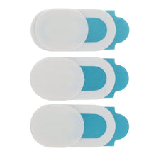 3 stuks ABS plastic webcam cover voor desktops/laptops/mobiele telefoons/pad wit