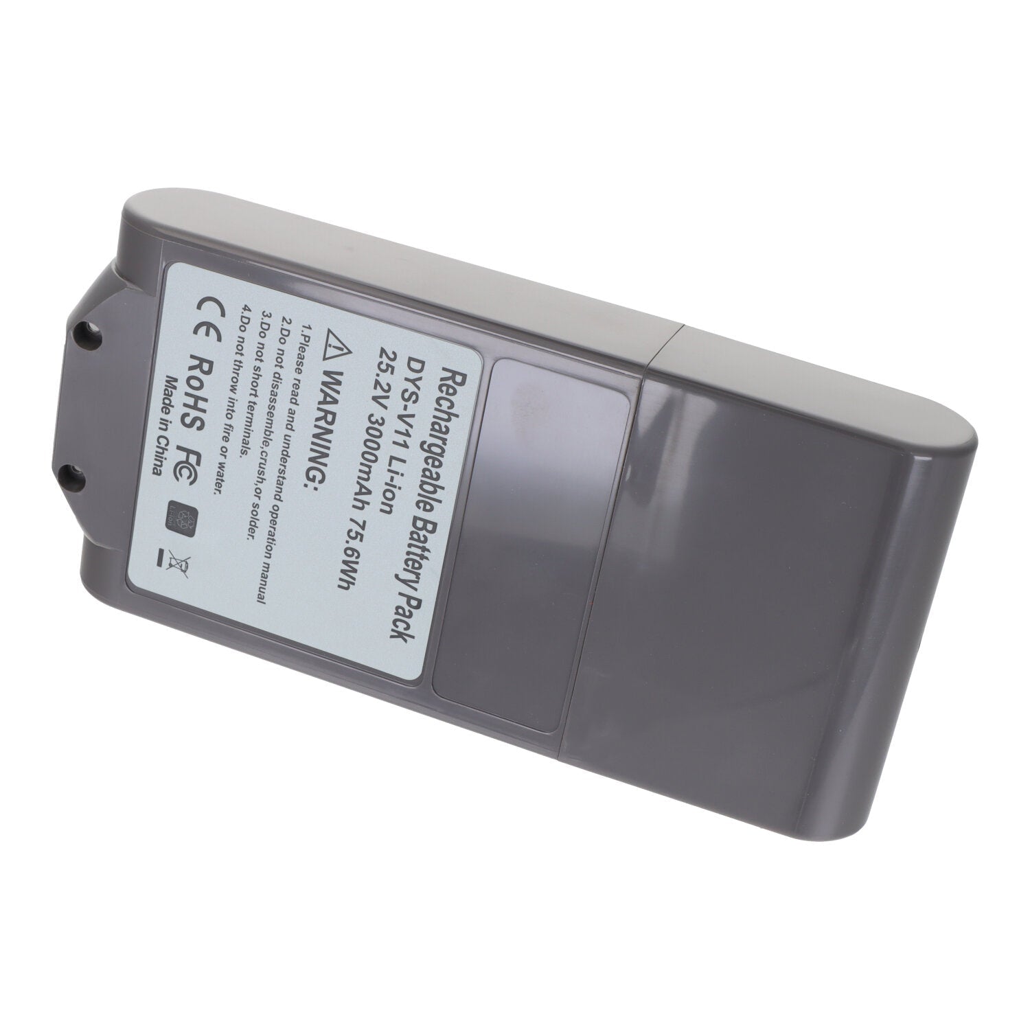 3000mAh 3Ah/25.2V/75.6Wh batterij voor Dyson V11/SV14 schroefversie OEM zonder logo