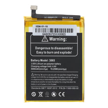 3065 5000mAh batterij + batterij plaklaag voor Ulefone Armor 5 OEM zonder logo