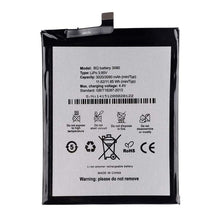 3080 3080mAh batterij + plaklaag voor BQ Aquaris U OEM