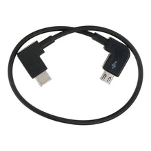 30cm Micro naar USB - C Datakabel voor DJI Mavic Pro/Mavic Air/Mavic 2 Zoom/Mavic 2 Pro/Mavic Mini/Spark Zwart HQ