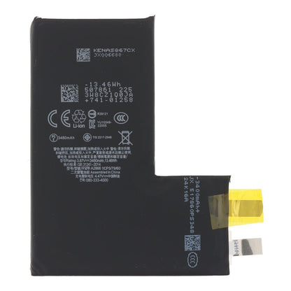 3480mAh batterij cel + batterij plaklaag voor iPhone 14 Pro HQ