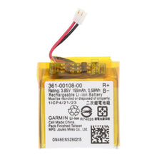 361 - 00108 - 00/361 - 00108 - 01 160mAh batterij + batterij plaklaag voor Garmin Vivoactive 3/active 3 Music OEM zonder logo