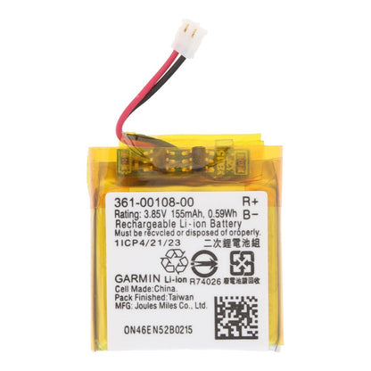 361 - 00108 - 00/361 - 00108 - 01 160mAh batterij + batterij plaklaag voor Garmin Vivoactive 3/active 3 Music OEM zonder logo