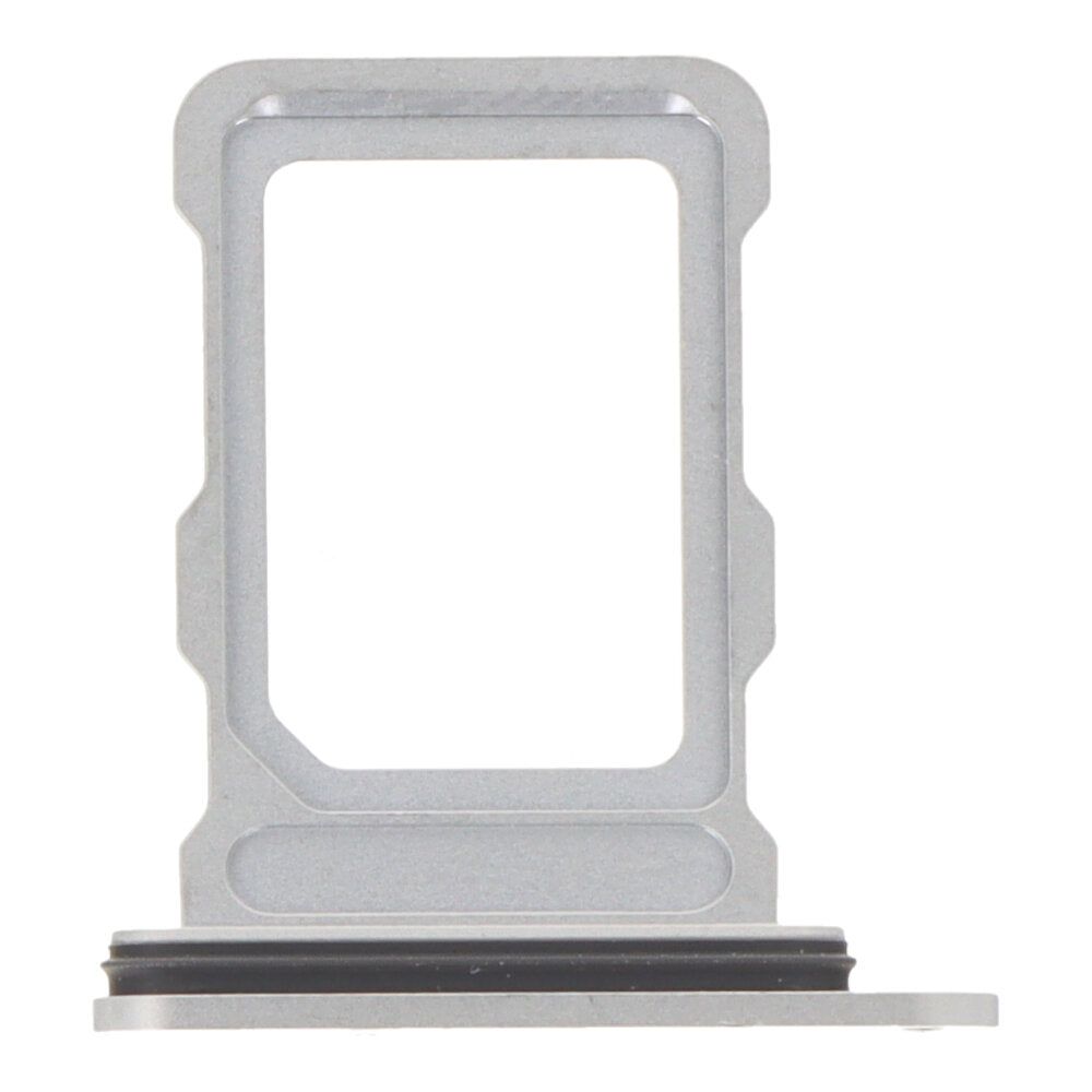 Simkaart houder voor iPhone 16 Pro/16 Pro Max enkelvoudige kaartversie Wit Titanium Origineel