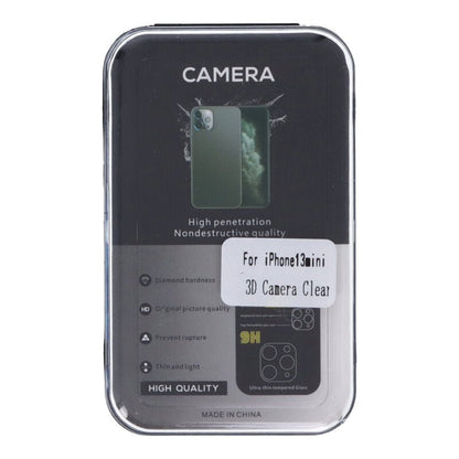 3D achterkant camera tempered glass voor iPhone 13 6.1 inch/13 Mini 5.4 inch transparant