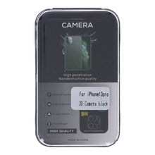 3D silk screen back camera tempered glass voor iPhone 13 Pro/13 Pro Max zwart