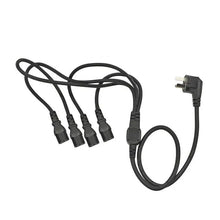 4 in 1 Female Y Type 3C Puur Koper AC Stroomkabel met 5 Types Verlengkabels EU Stekker