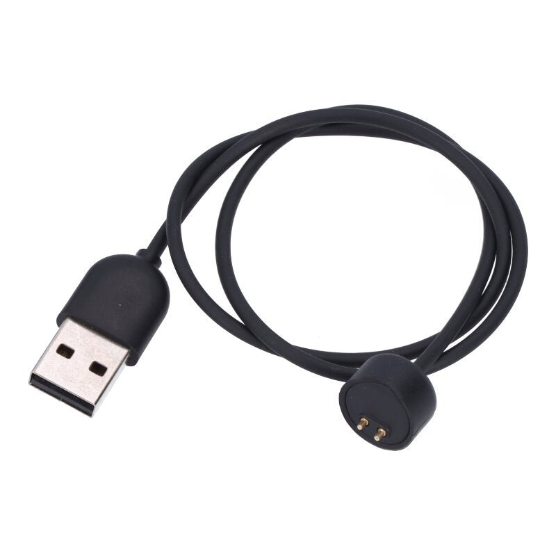 40CM magnetische USB smart armband oplader kabel voor Xiaomi Mi Smart Band 5/6 zwart HQ - OEM Spares