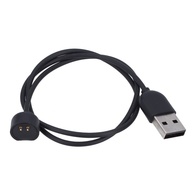 40CM magnetische USB smart armband oplader kabel voor Xiaomi Mi Smart Band 5/6 zwart HQ - OEM Spares