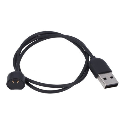 40CM magnetische USB smart armband oplader kabel voor Xiaomi Mi Smart Band 5/6 zwart HQ - OEM Spares