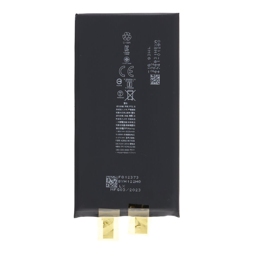 4323mAh batterij cel + batterij plaklaag voor iPhone 14 Plus OEM