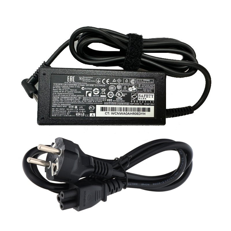 4.5*3.0 mm 19.5V/3.33A/65W laptop oplader met AC kabel voor HP 14/15 - AB series/17 - G series EU adapter origineel