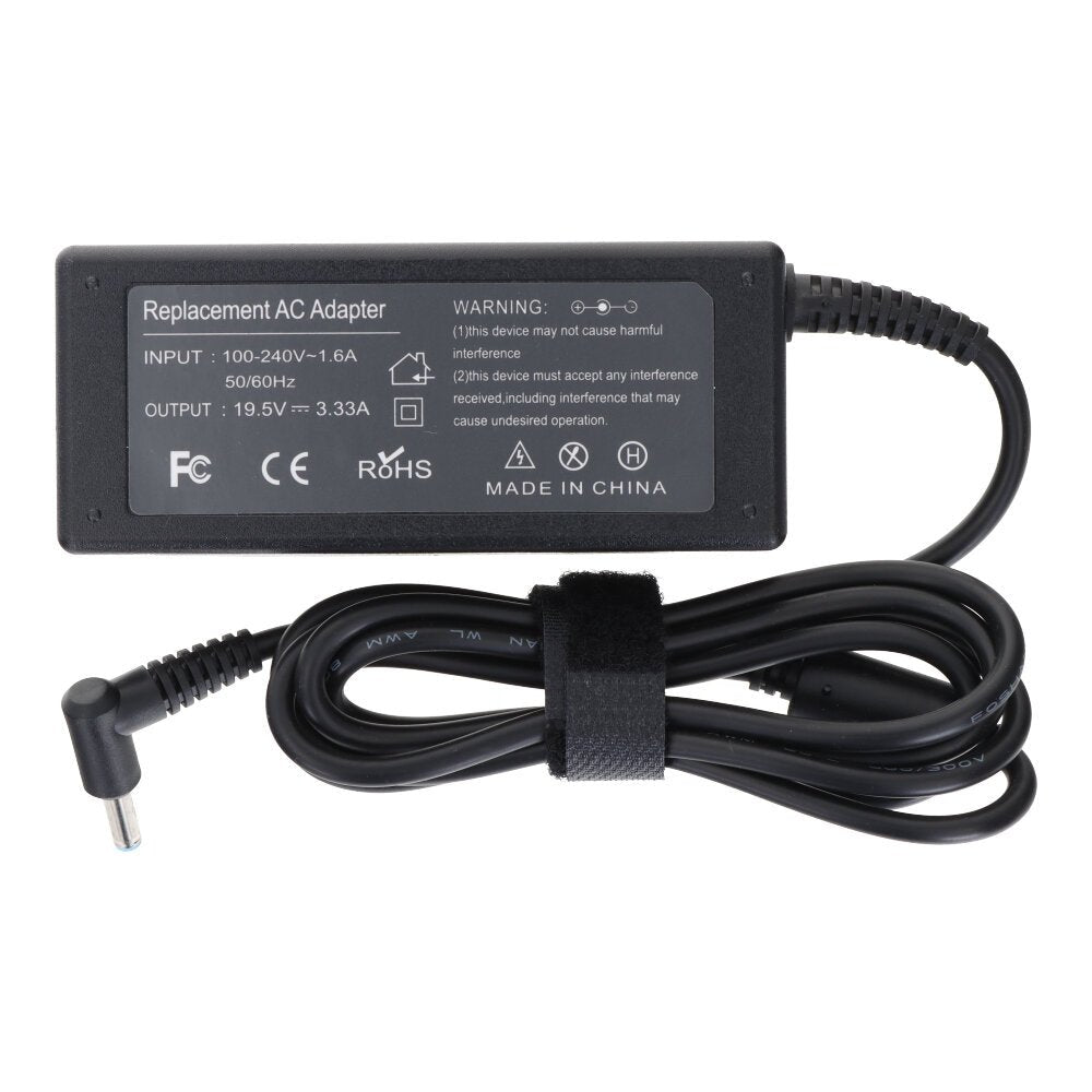 4.5*3.0mm 19.5V/3.33A/65W AC voeding adapter met AC kabel voor HP 14/15 - AB Serie/17 - G Serie US adapter HQ