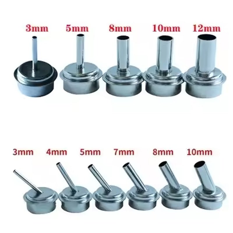 45/90 graden gebogen luchtpistool mondstukken set voor QUICK 861DW soldeerstation