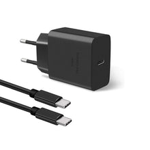 45W USB - C oplader met 1.8M 5A USB - C naar USB - C kabel voor Samsung EU stekker OEM Black