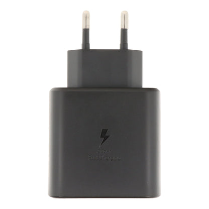 45W USB - C oplader met verpakking voor Samsung Zwart Origineel EU Plug zonder logo