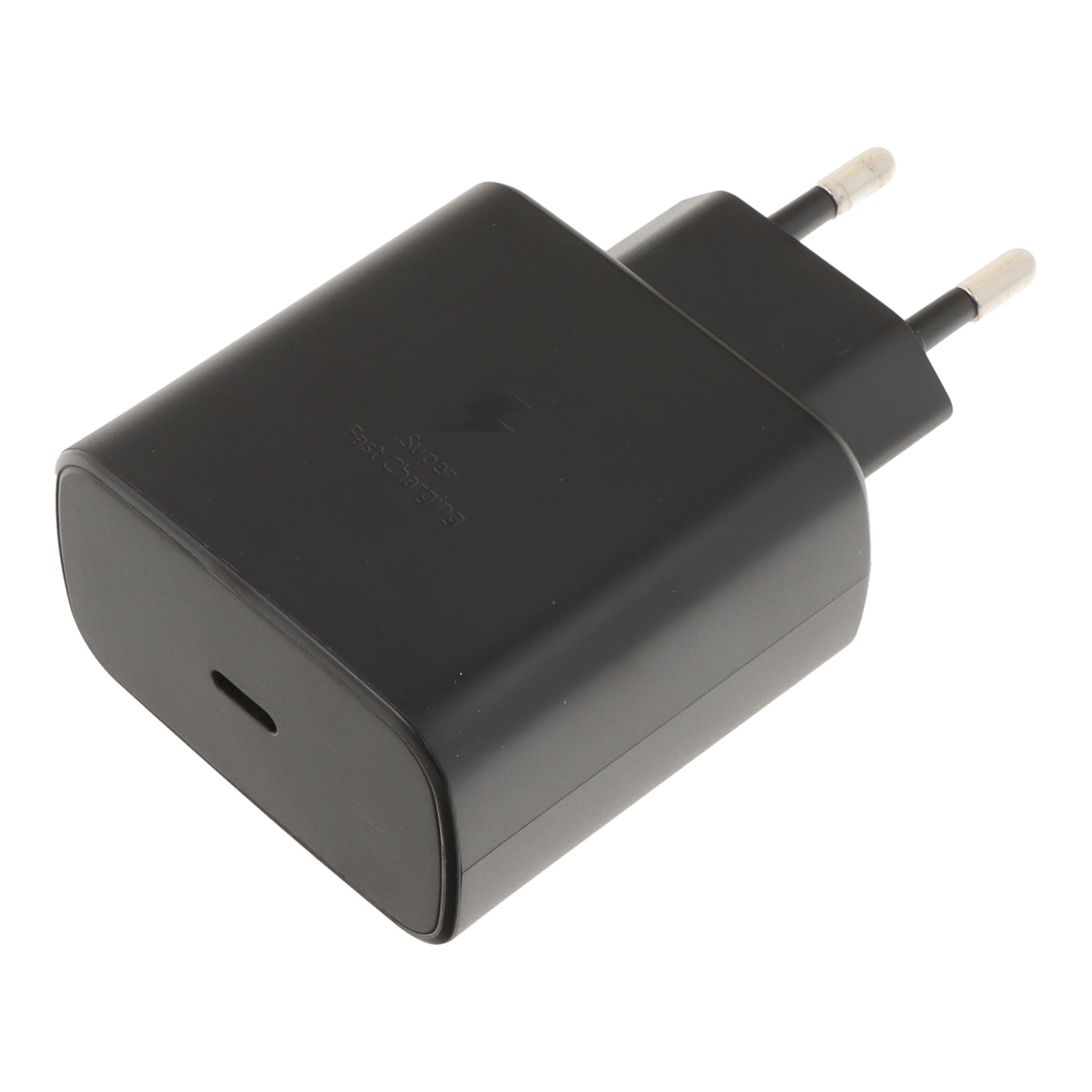 45W USB - C oplader met verpakking voor Samsung Zwart Origineel EU Plug zonder logo